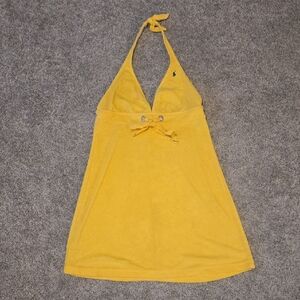 Ralph Lauren Yellow Halter Dress